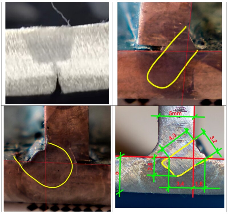 16 – strion laser profili penetracije